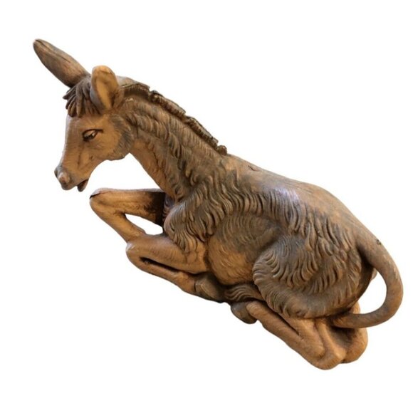 Fontanini Depose Italy Donkey Nativity Figurine Resting 1983 306 VTG Christmas - Picture 5 of 6